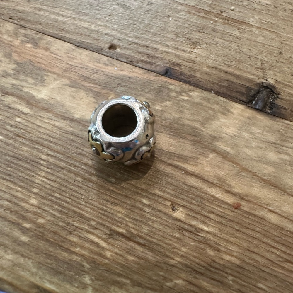Brighton Silver and Gold Decorative Bead